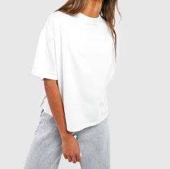 2 Pcs Oversized Cotton Womens Half Sleeve T Shirts