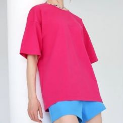 20 Pcs Wholesale Summer Women Breathable Drop Shoulder Oversize T Shirts