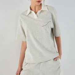 Luxury Polo Shirt With A Single Pocket