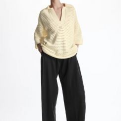 2 Pcs Fashionable Summer Net Knitted Open Stitch Women Polo Shirt