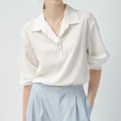 Summer Women Korean Style Loose Shirt